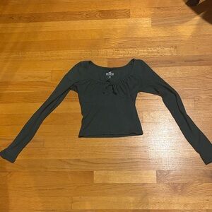 Hollister Forest Green Long Sleeve Top